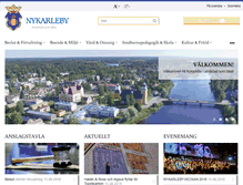 Tablet Screenshot of nykarleby.fi